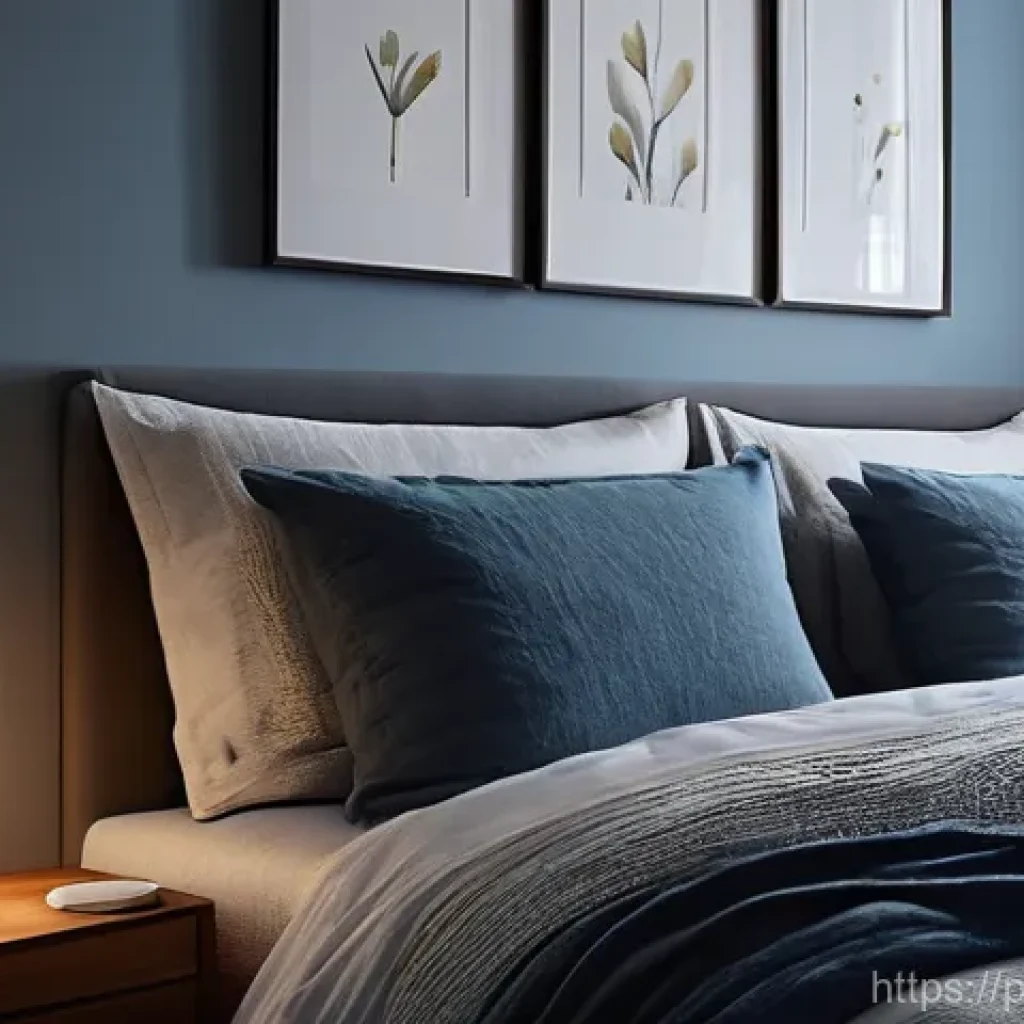 수면 환경의 개인적 차이점 - **Prompt 1: A Cozy Reading Nook with Warm Lighting**
"An inviting and serene bedroom scene at du...