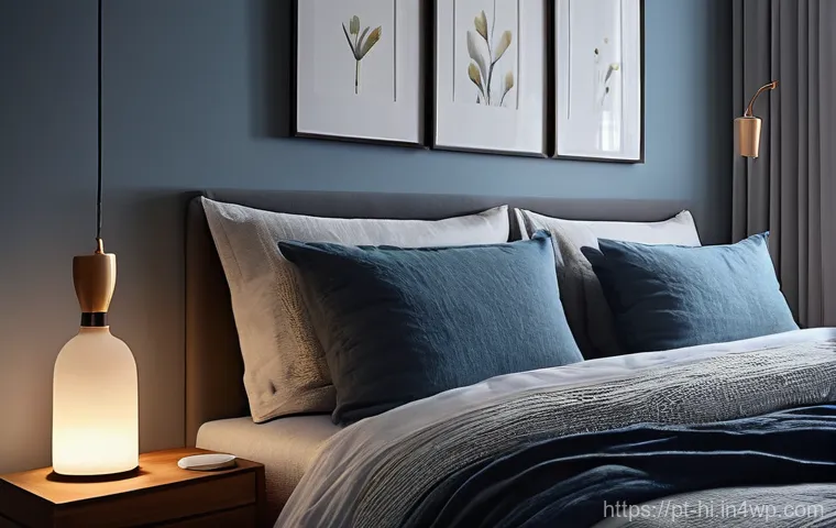 수면 환경의 개인적 차이점 - **Prompt 1: A Cozy Reading Nook with Warm Lighting**
"An inviting and serene bedroom scene at du...